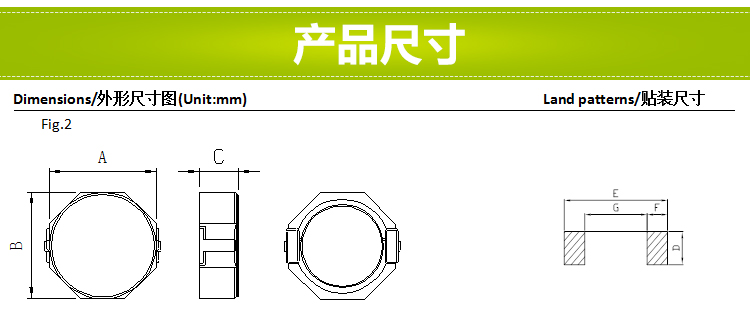 电感尺寸